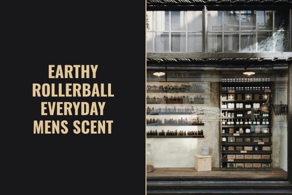 earthy rollerball everyday mens scent