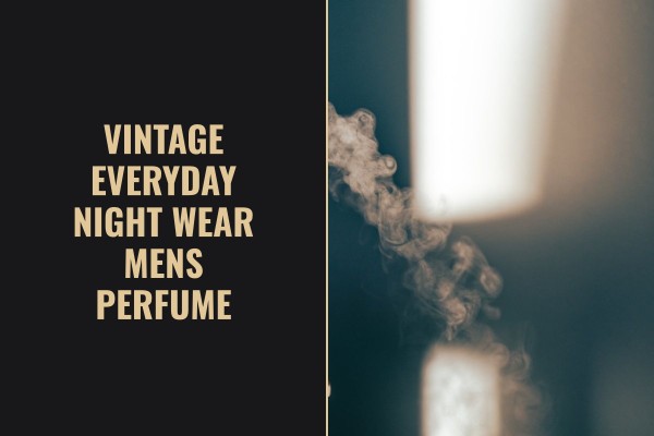 vintage everyday night wear mens perfume
